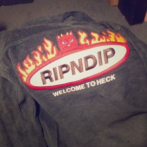 Rip n’ Dip “Welcome to Heck” small corduroy jacket